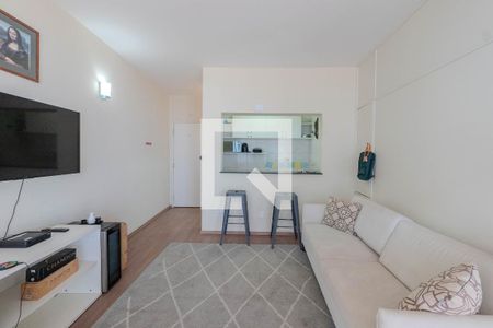 Sala de apartamento para alugar com 1 quarto, 42m² em República, São Paulo