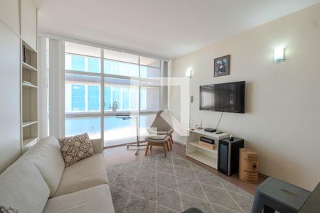 Sala de apartamento para alugar com 1 quarto, 42m² em República, São Paulo