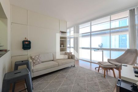 Sala de apartamento para alugar com 1 quarto, 42m² em República, São Paulo