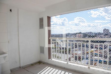 Varanda da Sala/ área de serviço de apartamento à venda com 2 quartos, 43m² em Centro, Diadema
