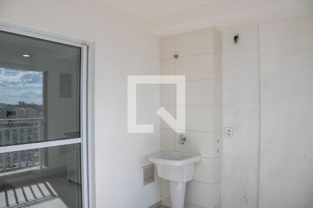 Varanda da Sala/ área de serviço de apartamento à venda com 2 quartos, 43m² em Centro, Diadema