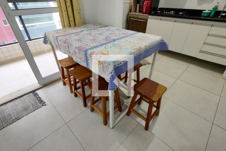 Sala de apartamento para alugar com 1 quarto, 50m² em Ocian, Praia Grande