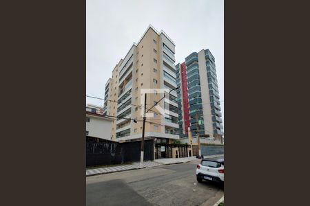 Fachada do Prédio de apartamento para alugar com 1 quarto, 50m² em Ocian, Praia Grande