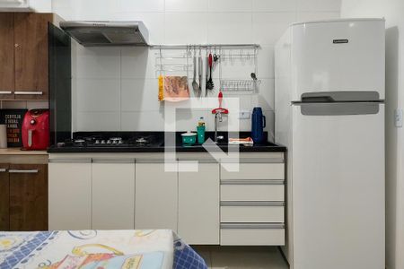 Cozinha de apartamento para alugar com 1 quarto, 50m² em Ocian, Praia Grande