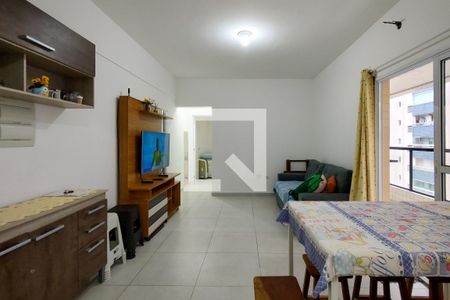 Sala de apartamento para alugar com 1 quarto, 50m² em Ocian, Praia Grande