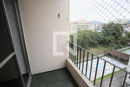 Varanda da Sala de apartamento para alugar com 2 quartos, 56m² em Jacarepaguá, Rio de Janeiro