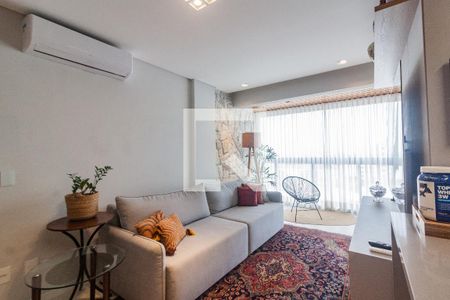 Sala de apartamento para alugar com 3 quartos, 148m² em Coqueiros, Florianópolis