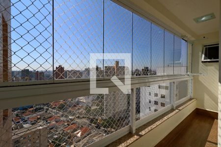 Sacada da Sala de apartamento à venda com 3 quartos, 120m² em Vila Bastos, Santo André