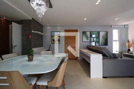 Sala de Jantar de apartamento à venda com 3 quartos, 120m² em Vila Bastos, Santo André