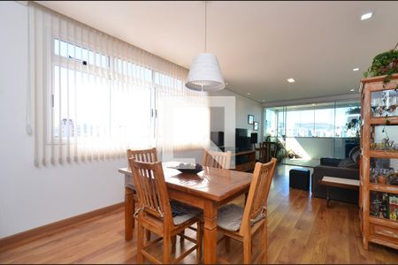 Sala esta jantar de apartamento à venda com 4 quartos, 144m² em Colégio Batista, Belo Horizonte