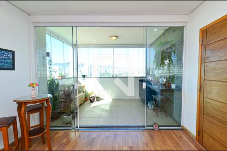 Varanda gourmet de apartamento à venda com 4 quartos, 144m² em Colégio Batista, Belo Horizonte