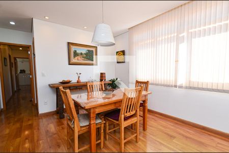 Sala esta jantar de apartamento à venda com 4 quartos, 144m² em Colégio Batista, Belo Horizonte