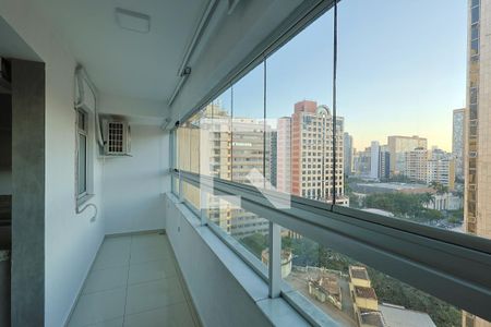 Varanda da sala  de apartamento para alugar com 1 quarto, 43m² em Centro, Belo Horizonte