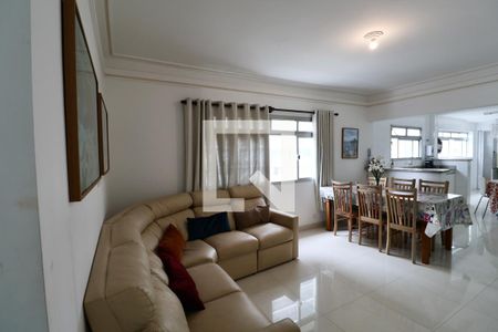 Sala de apartamento para alugar com 2 quartos, 90m² em Vila Alzira, Guarujá