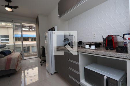 Studio para alugar com 24m², 1 quarto e 1 vagaStudio - ambiente cozinha