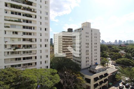 Vista da Sala de apartamento para alugar com 2 quartos, 94m² em Itaim Bibi, São Paulo