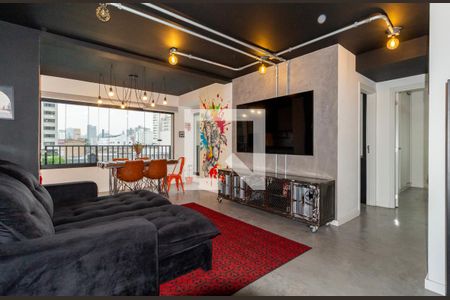 Sala de apartamento à venda com 2 quartos, 70m² em Brás, São Paulo