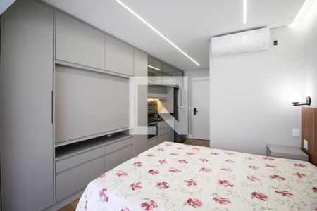 Sala de kitnet/studio para alugar com 1 quarto, 32m² em Indianópolis, São Paulo