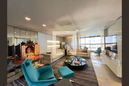 Sala de apartamento à venda com 4 quartos, 276m² em Savassi, Belo Horizonte