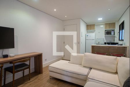Sala de apartamento para alugar com 1 quarto, 35m² em Bela Vista, São Paulo