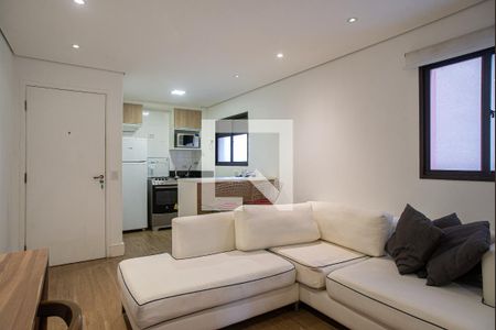 Sala de apartamento para alugar com 1 quarto, 35m² em Bela Vista, São Paulo
