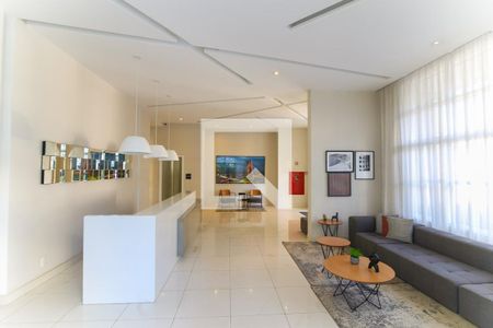 Hall social de apartamento para alugar com 1 quarto, 35m² em Real Parque, São Paulo