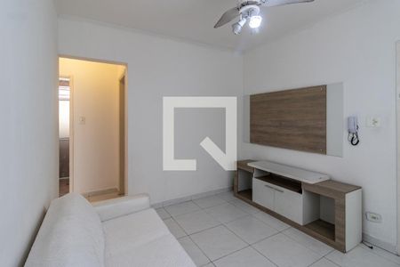 Sala de apartamento para alugar com 2 quartos, 50m² em Jardim Tejereba, Guarujá