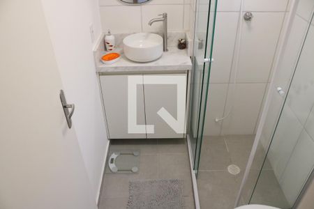 Banheiro de apartamento à venda com 1 quarto, 26m² em Santa Cecilia, São Paulo