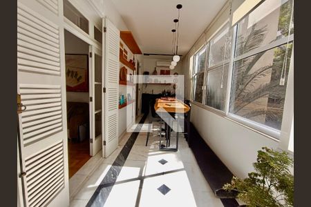 Sala varanda gourmet  de apartamento à venda com 4 quartos, 190m² em Copacabana, Rio de Janeiro
