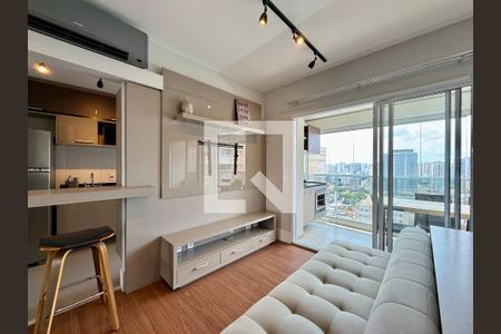 Sala  de kitnet/studio para alugar com 1 quarto, 48m² em Vila Gertrudes, São Paulo