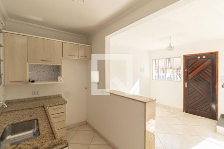 Sala e Cozinha  de casa de condomínio à venda com 2 quartos, 54m² em Itaquera, São Paulo