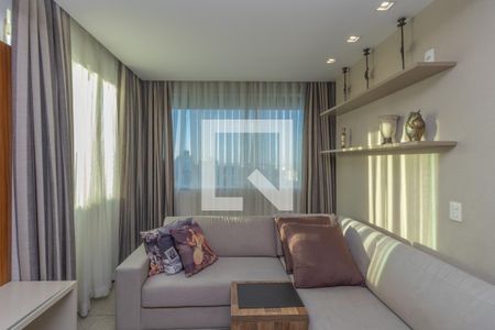 Sala de apartamento para alugar com 4 quartos, 245m² em Colégio Batista, Belo Horizonte