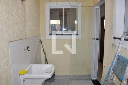 Casa à venda com 138m², 2 quartos e 2 vagasDetalhe - Área de Serviço