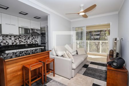 Sala de apartamento à venda com 1 quarto, 49m² em Vila Andrade, São Paulo