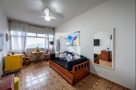 Sala de apartamento para alugar com 1 quarto, 33m² em José Menino, Santos