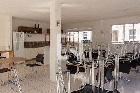 Apartamento para alugar com 48m², 2 quartos e 1 vagaÁrea comum - Salão de festas