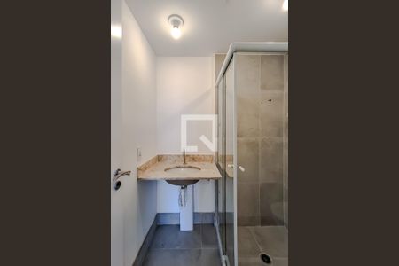 Banheiro Social de kitnet/studio para alugar com 1 quarto, 25m² em Vila Dom Pedro I, São Paulo