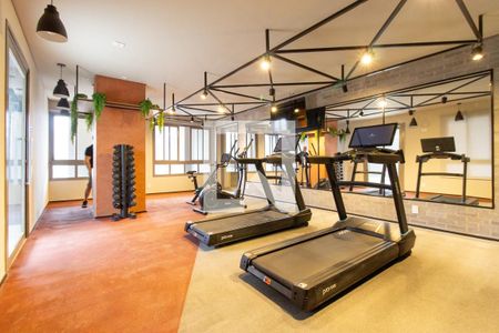 Apartamento para alugar com 25m², 1 quarto e sem vaga Apartamento para alugar com 25m², 1 quarto e sem vagaÁrea comum - Academia