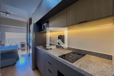 Cozinha de kitnet/studio à venda com 1 quarto, 23m² em Vila Mariana, São Paulo