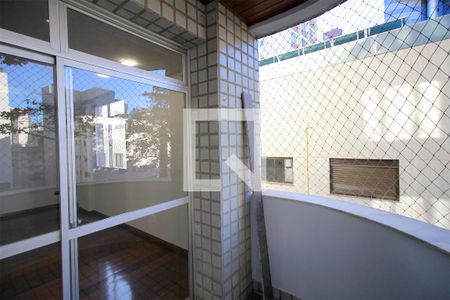 Varanda da Sala de apartamento à venda com 3 quartos, 85m² em Serra, Belo Horizonte