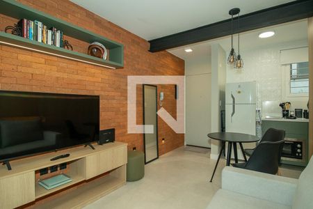 Sala de apartamento para alugar com 1 quarto, 33m² em Rio Branco, Porto Alegre