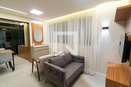 Sala/Cozinha de apartamento para alugar com 1 quarto, 43m² em Chácara Inglesa, São Paulo