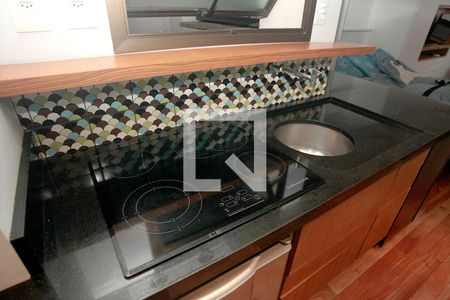 Studio à venda com 30m², 1 quarto e sem vagaStudio - Cozinha
