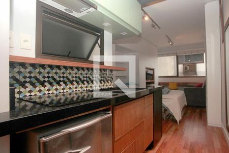 Studio à venda com 30m², 1 quarto e sem vagaStudio - Cozinha