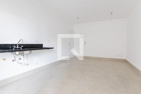 Sala e Cozinha de apartamento à venda com 2 quartos, 67m² em Parque das Nações, Santo André