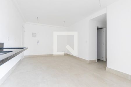 Sala e Cozinha de apartamento à venda com 2 quartos, 67m² em Parque das Nações, Santo André