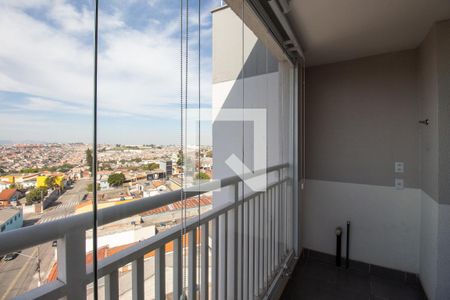 Varanda da Sala de apartamento para alugar com 2 quartos, 50m² em Jardim das Oliveiras, São Paulo