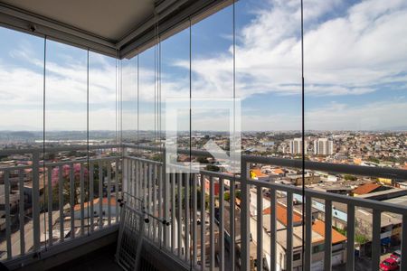 Varanda da Sala de apartamento para alugar com 2 quartos, 50m² em Jardim das Oliveiras, São Paulo
