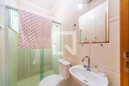 Casa à venda com 60m², 2 quartos e 2 vagasBanheiro do Quarto 1