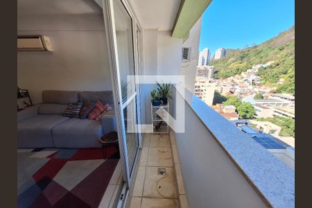 Varanda de apartamento à venda com 3 quartos, 96m² em Botafogo, Rio de Janeiro